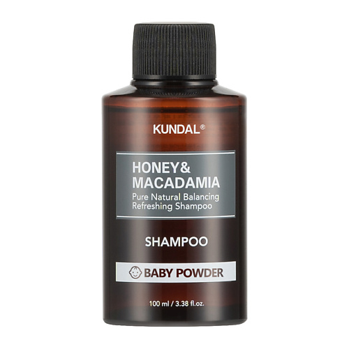 KUNDAL Шампунь для волос с ароматом Детской присыпки Honey & Macadamia Shampoo 100 #1