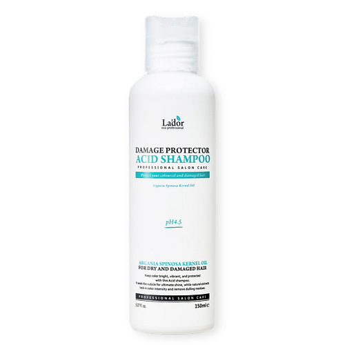 LADOR Шампунь бесщелочной с коллагеном и аргановым маслом Damage Protector Acid Shampoo 150 #1