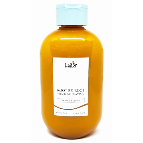 LADOR Шампунь против выпадения волос ROOT RE-BOOT VITALIZING SHAMPOO PROPOLIS&CITRON 300 #1