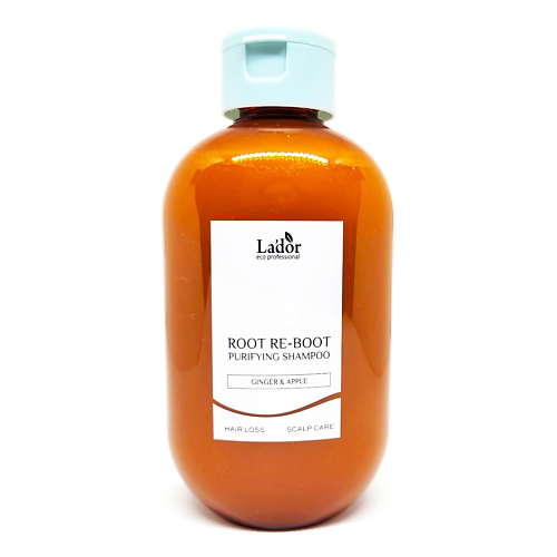 LADOR Шампунь против выпадения волос с имбирем и яблоком ROOT RE-BOOT PURIFYING SHAMPOO 300 #1