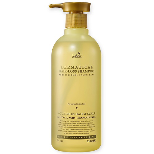 LADOR Шампунь против выпадения волос DERMATICAL HAIR-LOSS SHAMPOO 530 #1