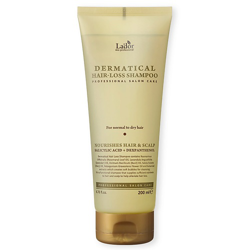 LADOR Шампунь против выпадения волос DERMATICAL HAIR-LOSS SHAMPOO 200 #1
