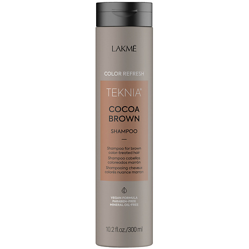 LAKME Шампунь для обновления цвета коричневых оттенков волос Teknia Color Refresh Cocoa Brown Shampoo 300 #1