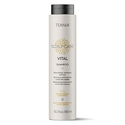 LAKME Шампунь Vital мицеллярный бессульфатный против выпадения волос Teknia Scalp Care Vital Shampoo 300 #1