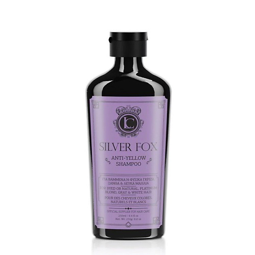 LAVISH CARE Шампунь для светлых и седых волос Silver Fox Anti Yellow Shampoo 300 #1