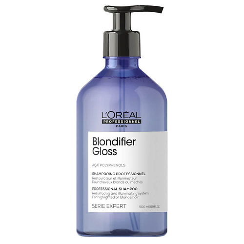 L'OREAL PROFESSIONNEL Шампунь Blondifier Gloss  для яркости осветленных и мелированных волос 500 #1