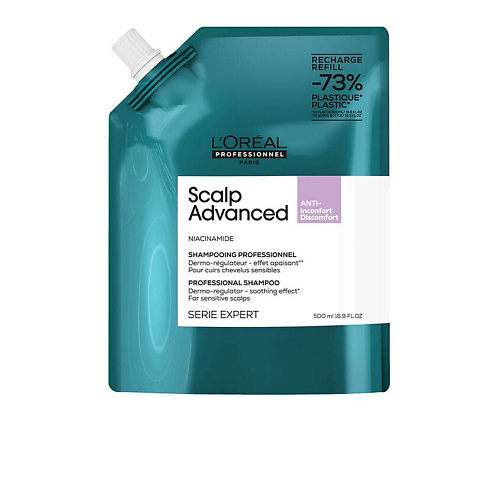 L'OREAL PROFESSIONNEL Шампунь для чувствительной кожи головы Scalp Advanced Рефилл 500 #1