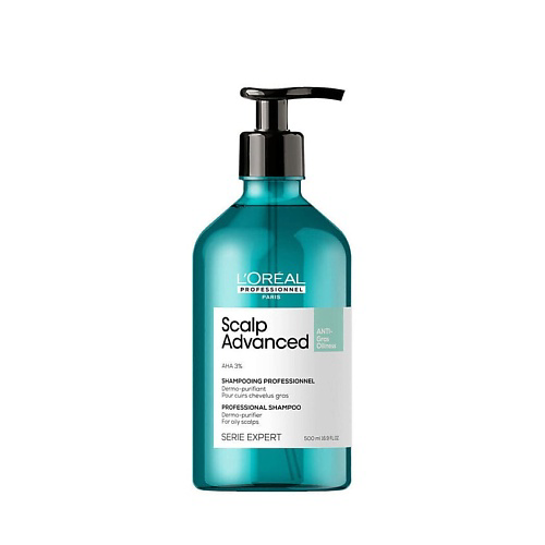 L'OREAL PROFESSIONNEL Шампунь для жирной кожи головы Scalp Advanced 500 #1