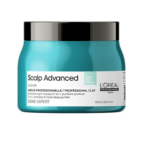 L'OREAL PROFESSIONNEL Шампунь и маска для волос 2 в 1 Calp Advanced 500 #1