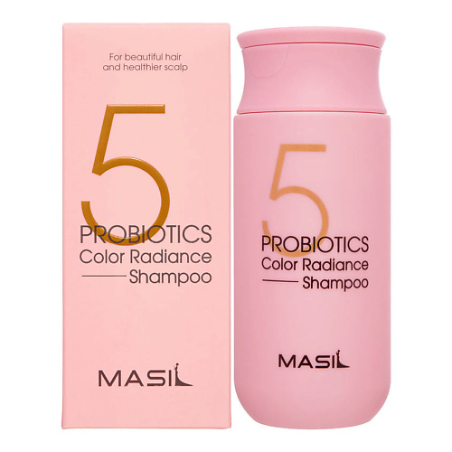 MASIL Профессиональный шампунь для окрашенных волос с защитой цвета 5 Probiotics Color Radiance 150 #1