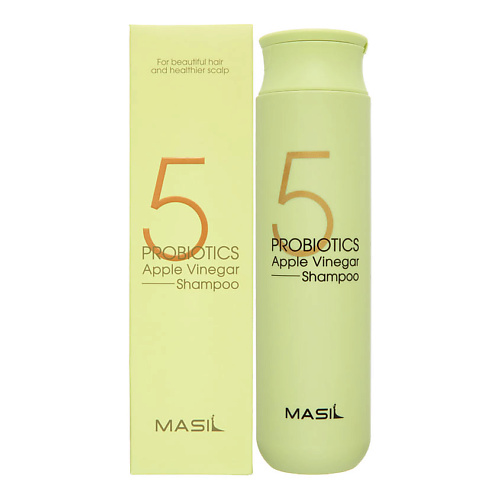 MASIL Профессиональный шампунь от перхоти с яблочным уксусом 5 Probiotics Apple Vinergar 300 #1