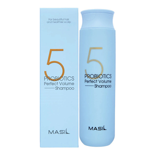 MASIL Шампунь для объема волос 5 Probiotics Perfect Volume Shampoo 300 #1