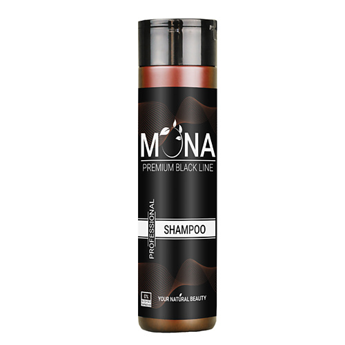 MONA PREMIUM Шампунь против перхоти Black Line - профессиональное восстановление волос 150 #1