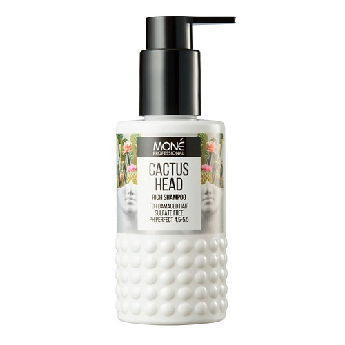 MONE PROFESSIONAL Шампунь для сухих и поврежденных волос ультранасыщенный CACTUS HEAD RICH SHAMPOO 150 #1