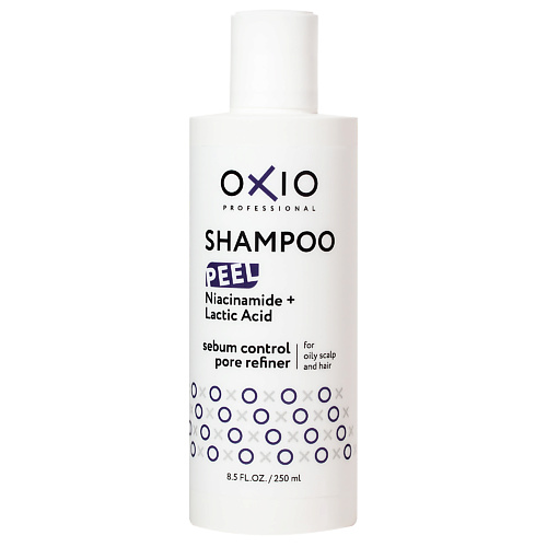 OXIO PROFESSIONAL Шампунь с эффектом глубокого очищения для жирной кожи головы серии OXIO PEEL 250 #1
