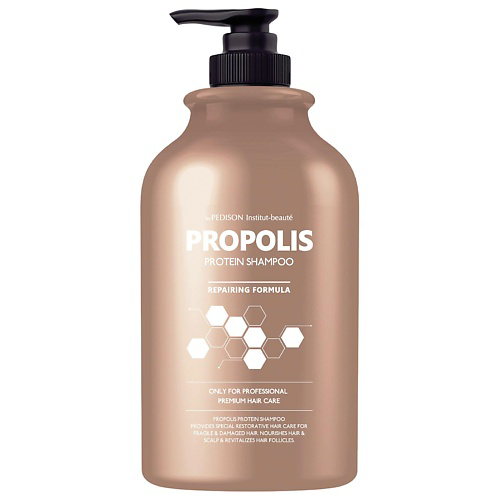 PEDISON Шампунь восстанавливающий для волос ПРОПОЛИС Institut-Beaute Propolis Protein Shampoo 500 #1