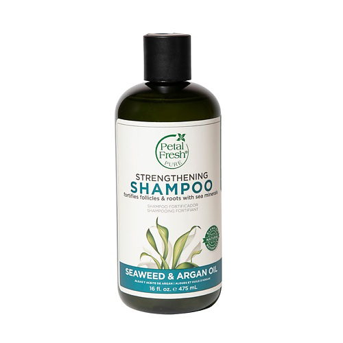 PETAL FRESH Шампунь для волос укрепляющий с экстрактом морских водорослей и аргановым маслом Strengthening Shampoo Seaweed & Argan Oil 475 #1