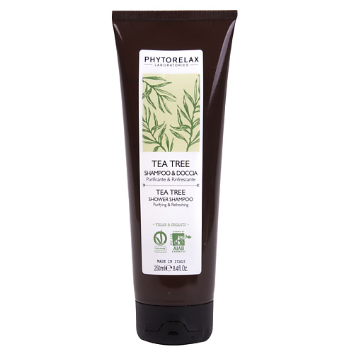 PHYTORELAX Шампунь и гель для душа 2в1 освежающий с маслом чайного дерева 250 #1