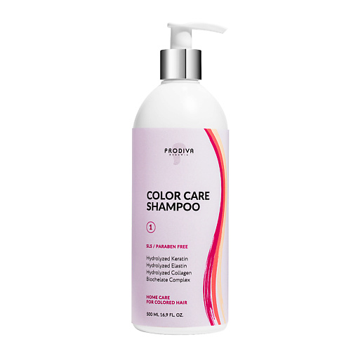 PRODIVA Шампунь для окрашенных волос COLOR CARE 500 #1