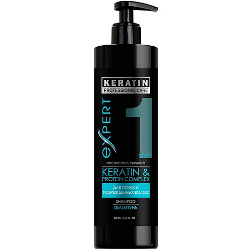 PROFESSIONAL CARE Шампунь-уход для волос «Питание и Восстановление» KERATIN 500 #1