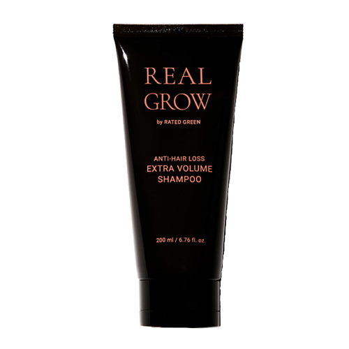 RATED GREEN Шампунь против выпадения волос для объема волос Real Grow Extra Volume Shampoo 200 #1
