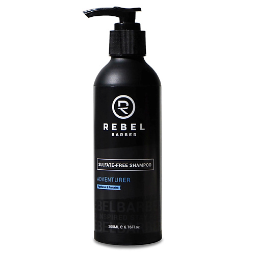 REBEL Премиальный бессульфатный шампунь REBEL BARBER Daily Shampoo 200 #1