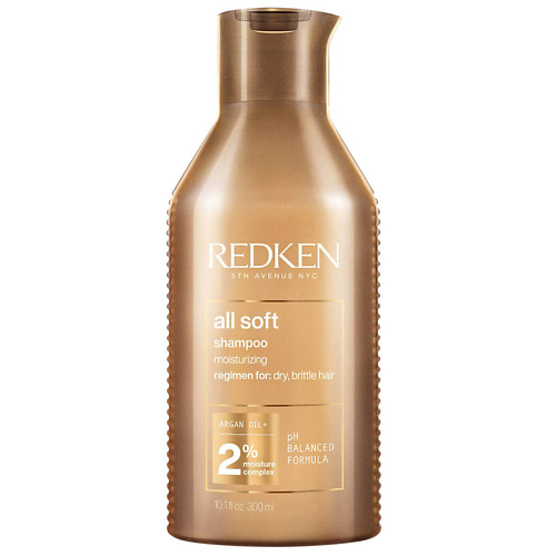 REDKEN Питательный смягчающий шампунь All Soft, для сухих и жестких волос 300 #1