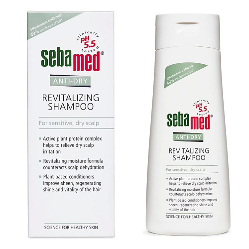 SEBAMED Восстанавливающий шампунь Anti-Dry Revitalizing против сухости кожи головы 200 #1