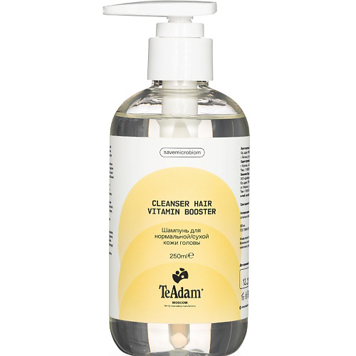 TEADAM Шампунь для нормальной кожи головы Cleanser hair VITAMIN BOOSTER 250 #1