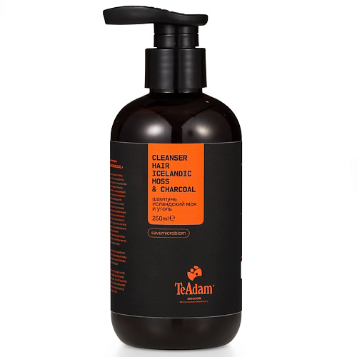TEADAM Шампунь для волос Cleanser hair ICELANDIC MOSS&CHARCOAL 250 #1