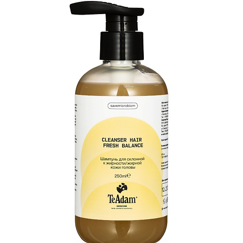 TEADAM Шампунь для жирной кожи головы Cleanser hair FRESH BALANCE 250 #1