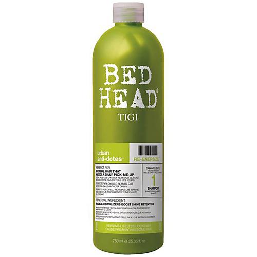 TIGI Шампунь для нормальных волос Bed Head Urban Anti+dotes Re-Energize уровень 1 750 #1