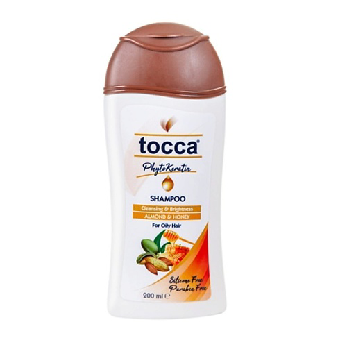 TOCCA Шампунь PhytoKeratin ALMOND & HONEY 200 #1