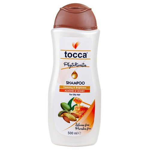 TOCCA Шампунь PhytoKeratin ALMOND & HONEY 500 #1