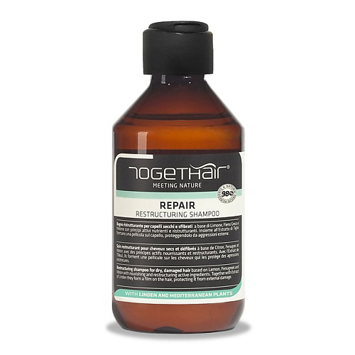 TOGETHAIR MEETING NATURE REPAIR Восстанавливающий шампунь для ломких и поврежденных волос 250 #1
