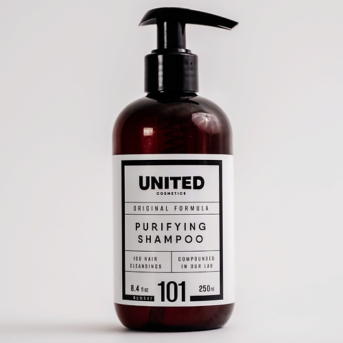 UNITED Cosmetics #101 шампунь для нормальных волос и жестких волос 250 #1