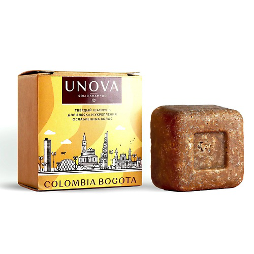 UNOVA Твердый шампунь для волос Colombia Bogota 50 #1