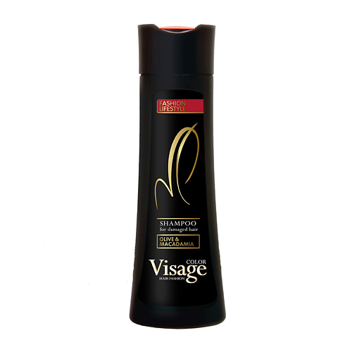 VISAGE COLOR HAIR FASHION Шампунь для вьющихся и ломких волос SHAMPOO DAMAGED HAIR 250 #1