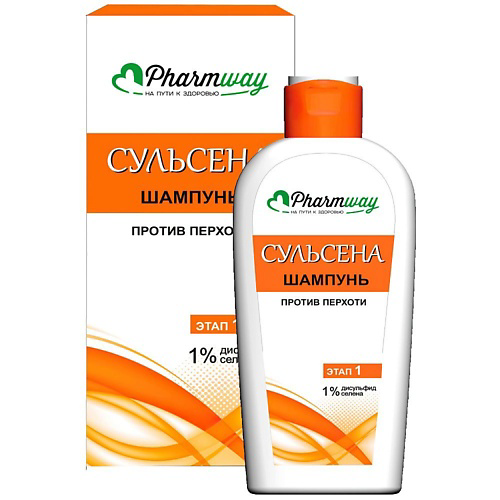 ВИТЭКС Шампунь для волос Против перхоти Pharmway СУЛЬСЕНА 150 #1