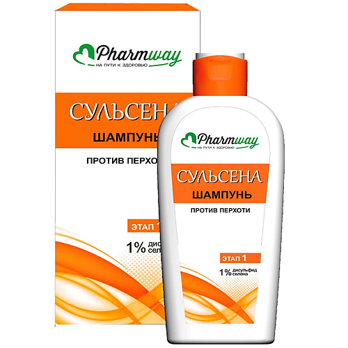 ВИТЭКС Шампунь против перхоти 1% Pharmway СУЛЬСЕНА 150 #1