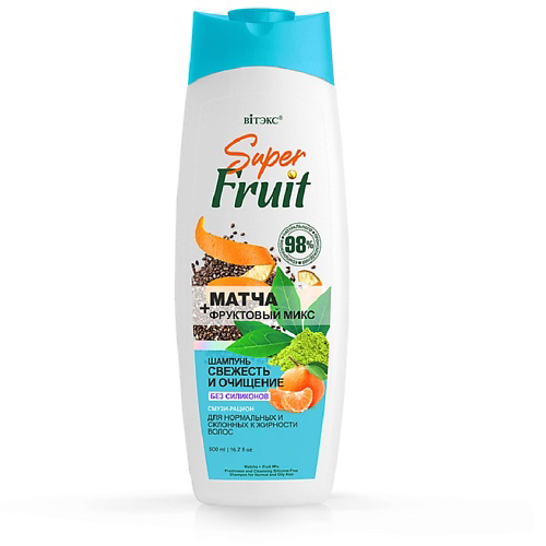 ВИТЭКС SuperFRUIT Шампунь для волос Матча + фруктовый микс Свежесть и очищение 1000 #1