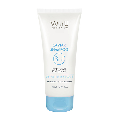 VONU Шампунь для волос с икрой Caviar Shampoo 200 #1