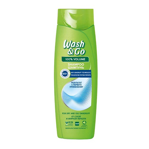 WASH&GO Шампунь против перхоти Aloe Vera Extract Shampoo For Normal And Dry Hair 360 #1