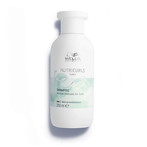 WELLA PROFESSIONALS Мицеллярный шампунь для кудрявых волос NUTRICURLS 250 #1