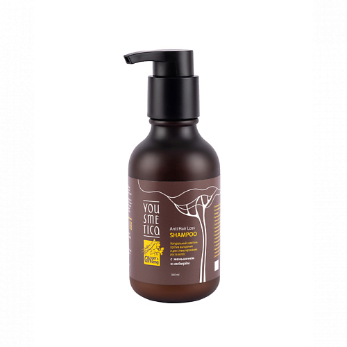 YOUSMETICA Натуральный шампунь против выпадения и для стимулирования роста волос Shampoo Against Hair Loss and Stimulates Growth 300 #1