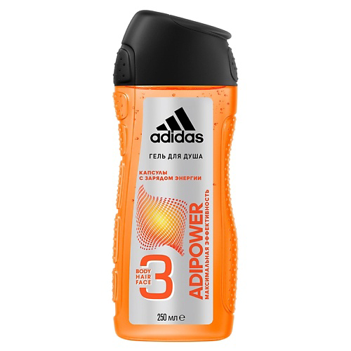 ADIDAS Гель для душа 3 в 1 для мужчин Adipower 250 #1