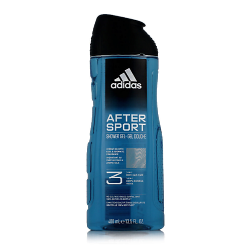 ADIDAS Мужской гель для душа After Sport 3-в-1 400 #1