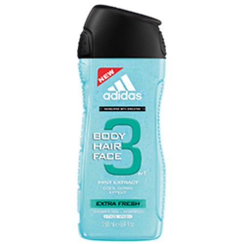ADIDAS Шампунь и гель для душа Extra Fresh 250 #1