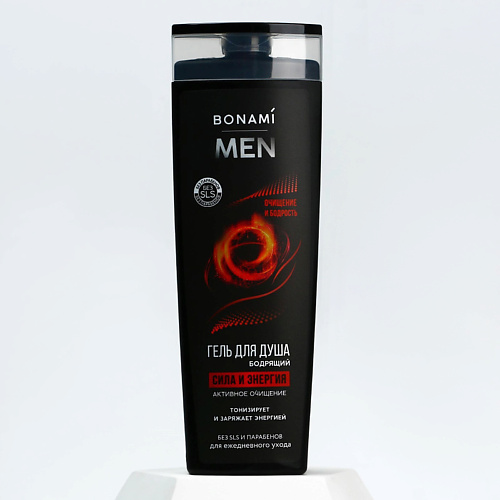 BONAMI Гель для душа мужской "for men", заряд энергии 400 #1