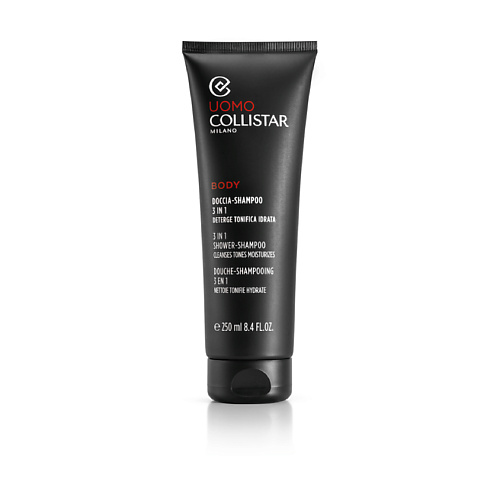 COLLISTAR Шампунь гель для душа 3-в-1 для мужчин Uomo Shower-Shampoo 250 #1